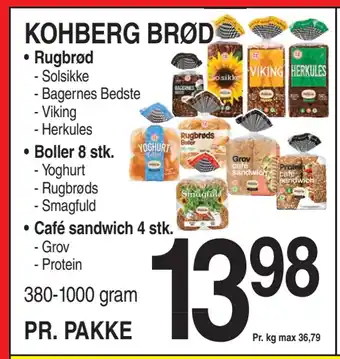 ABC Lavpris KOHBERG BRØD tilbud