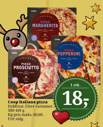 Dagli'Brugsen Coop Italiana pizza tilbud