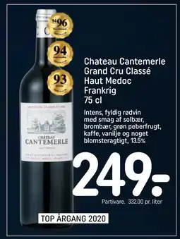 Chateau Cantemerle Grand Cru Classé Haut Medoc Frankrig 75 cl