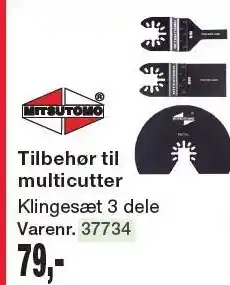 Harald Nyborg Tilbehør til multicutter tilbud