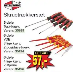 Harald Nyborg Skruetrækkersæt tilbud