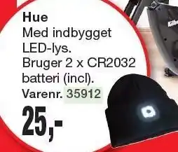 Harald Nyborg Hue med indbygget LED lys tilbud