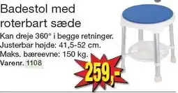 Harald Nyborg Badestol med roterbart sæde tilbud
