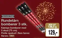 Harald Nyborg Rundetårn bomberør 3 stk tilbud