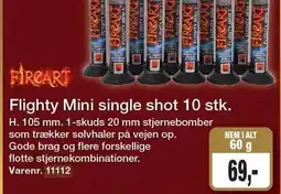 Harald Nyborg Flighty Mini single shot 10 stk tilbud