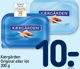 REMA 1000 Kærgården original eller let 200 g tilbud