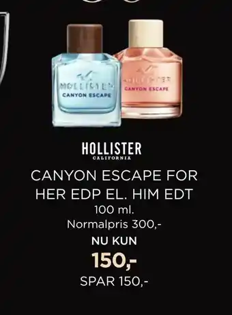Canyon escape for her edp el. him edt