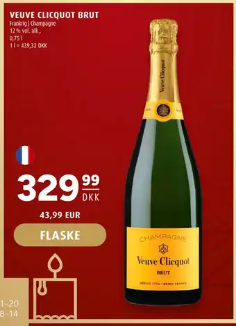 Scandinavian Park VEUVE CLICQUOT BRUT tilbud