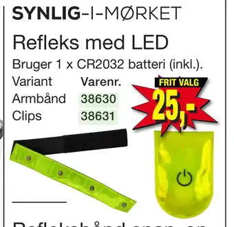 Harald Nyborg Refleks med LED tilbud