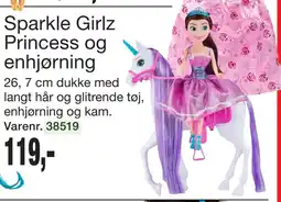 Harald Nyborg Sparkle Girlz Princess og enhjørning tilbud