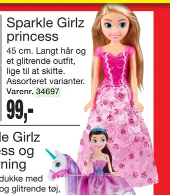 Harald Nyborg Sparkle Girlz princess tilbud
