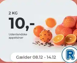 Netto Udenlandske appelsiner tilbud