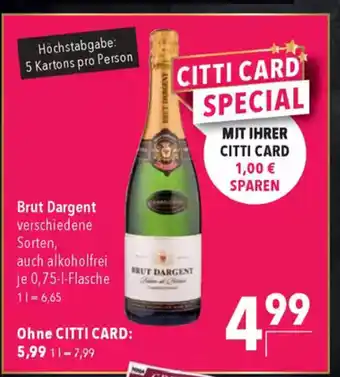 Citti Brut Dargent tilbud