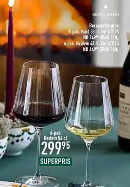 Imerco Bernadotte glas tilbud