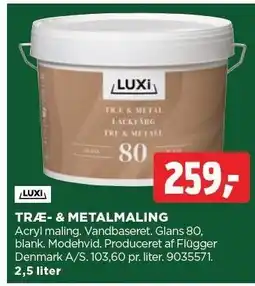 jem & fix LUXI TRÆ- & METALMALING tilbud