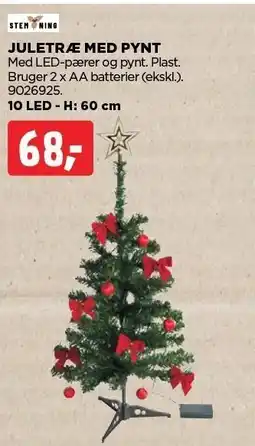 JULETRÆ MED PYNT