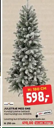 jem & fix JULETRÆ MED SNE tilbud