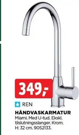 jem & fix HÅNDVASKARMATUR tilbud