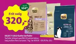 Maxi Zoo SELECT GOLD katte tørfoder tilbud