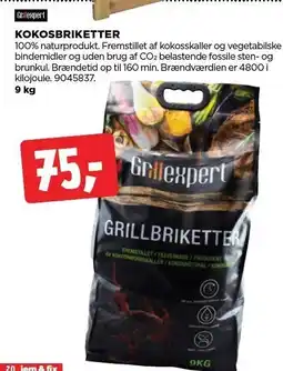 jem & fix GRILLEXPERT KOKOSBRIKETTER tilbud