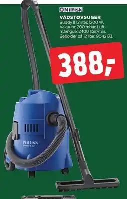 jem & fix NILFISK VÅDSTØVSUGER tilbud