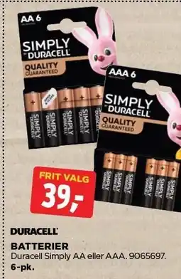 DURACELL BATTERIER