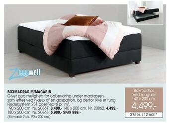 Daells Bolighus Boxmadras m/magasin tilbud