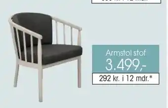 Daells Bolighus Armstol stof tilbud
