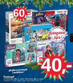 BigDollar Puslespil tilbud