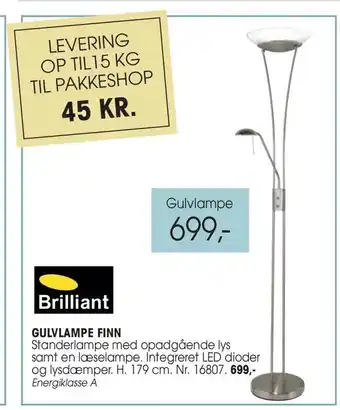 Daells Bolighus Gulvlampe finn tilbud
