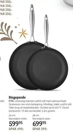 Kop & Kande Stegepande tilbud