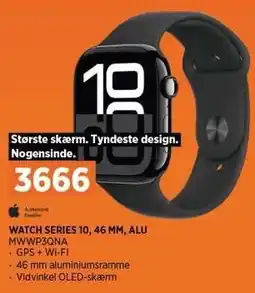 Power WATCH SERIES 10, 46 MM, ALU tilbud