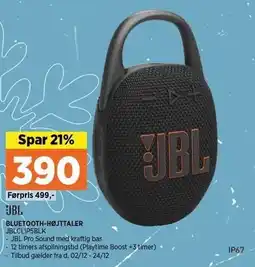 Power BLUETOOTH-HØJTTALER tilbud