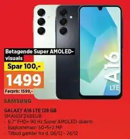 Power GALAXY A16 LTE 128 GB tilbud