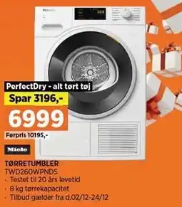 Power TØRRETUMBLER tilbud