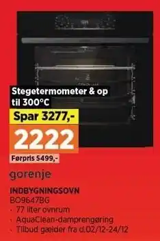 Power INDBYGNINGSOVN tilbud
