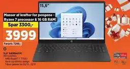 Power 15,6'' BÆRBAR PC tilbud
