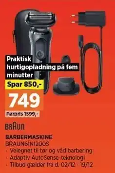 Power BARBERMASKINE tilbud