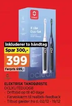 Power ELEKTRISK TANDBØRSTE tilbud