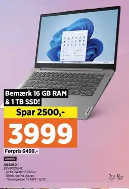 Power IDEAPAD 1 tilbud