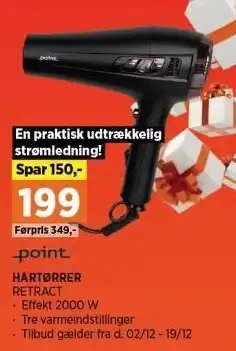 Power HÅRTØRRER tilbud