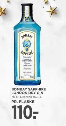 MENY Bombay sapphire london dry gin tilbud