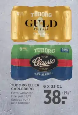 MENY Tuborg eller carlsberg tilbud