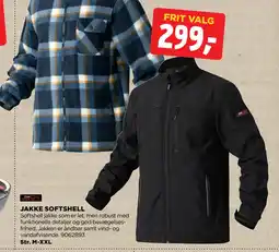 jem & fix JAKKE SOFTSHELL tilbud