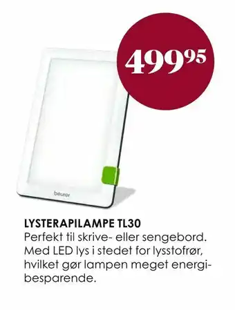 Matas Lysterapilampe tl30 tilbud