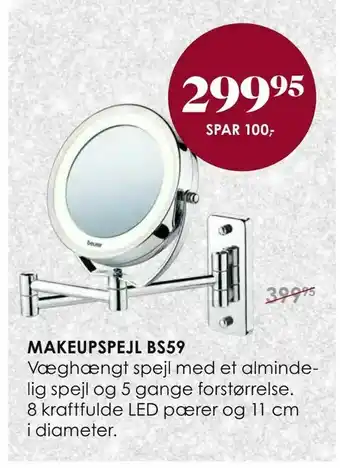 Makeupspejl bs59