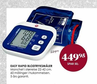Matas Easy rapid blodtryksmåler tilbud