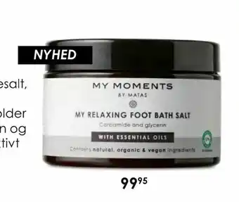My moments my relaxing foot bath salt
