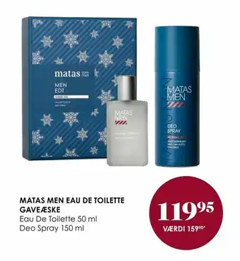 Matas Matas men eau de toilette gaveæske tilbud