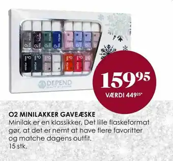 Matas O2 minilakker gaveæske tilbud